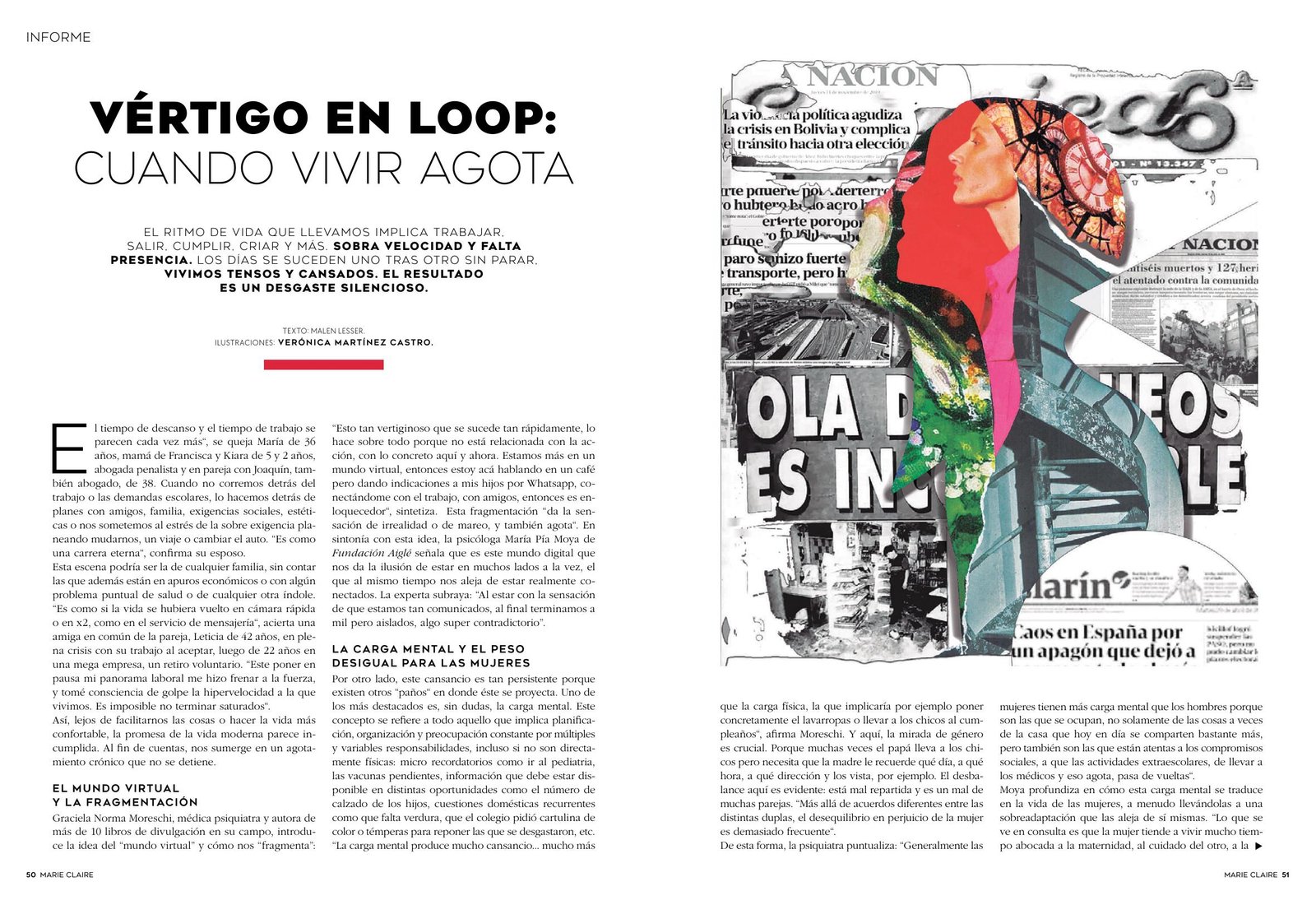 Vértigo en loop: cuando vivir agota - página impresa 1